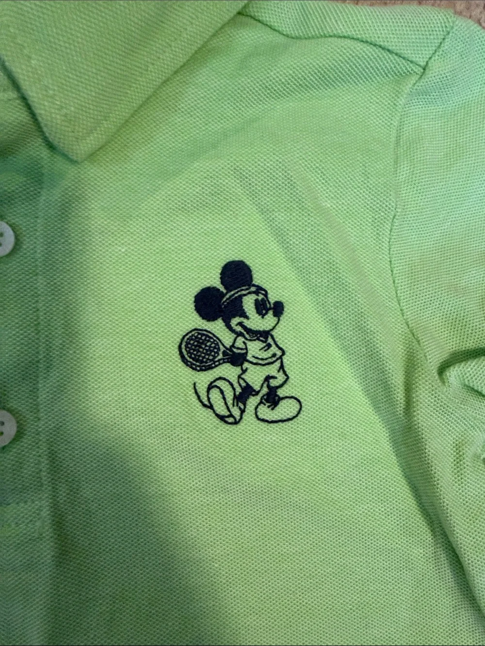 Janie and Jack Light Green Polo with White Shorts Set